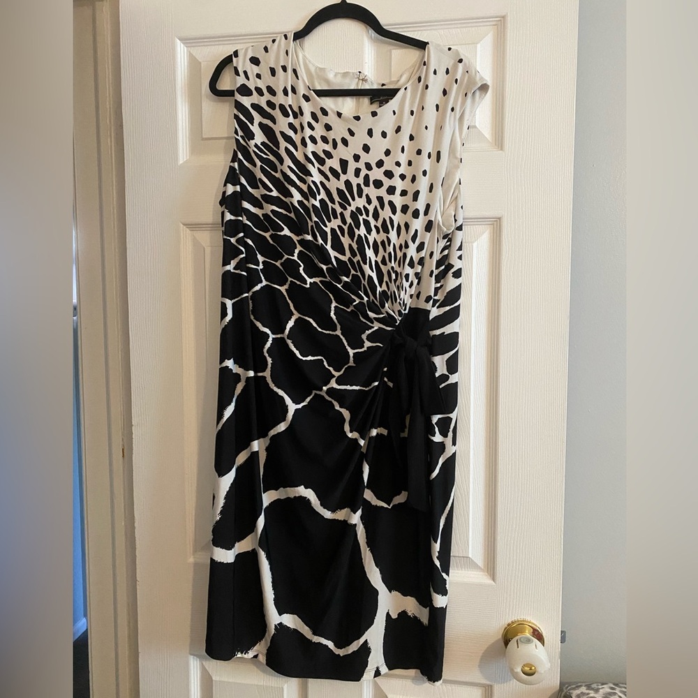 1X Animal Print Dress